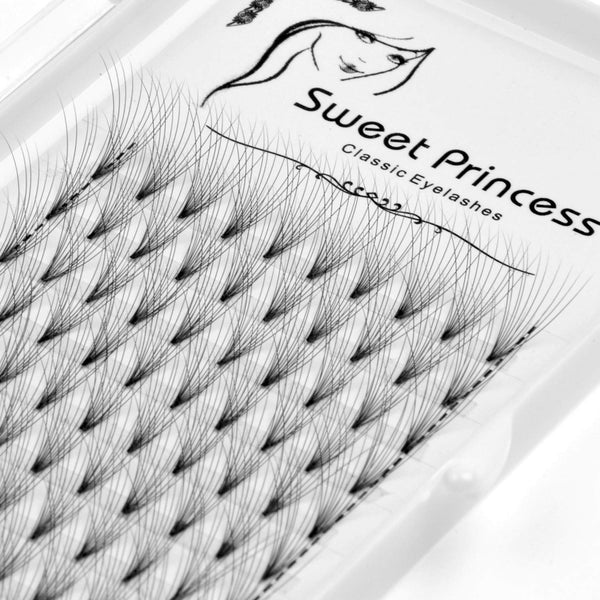 12 Rows, 120pcs 10D Premade Volume Fans Eyelashes Extensions, 0.07mm D Curl Black Soft Individual Lashes (12MM)