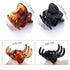 JANYUN 48Pcs Mini Hair Claw Clips - Black Brown Small Hair Clips for Girls Women, Plastic Multifunction Clamp