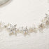 SWEETV Silver Flower Girl Headpiece - Crystal Floral Girls Headband for Wedding, Birthday Party, First Communion