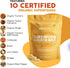 Immune, 30 Paleovalley Organic Superfood Golden Milk - Focus, Cognitive, Longevity - Turmeric, MCT-Rich Coconut Milk