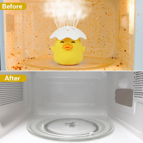 NEW Microwave Steam Cleaner, Duck Microwave Cleaner, Just Add Vinegar and Water, Cut Cleaning Time by Half, Kitchen