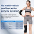 ComfiTECH Elbow Ice Pack for Tendonitis, Reusable Ice Pack Wrap for Injuries, M Black