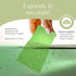 Plant-Based Pop-Up Sponges, Pack of 12 Cellulose Sponges, Highly Absorbent, Non Scratch