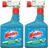 Windex Concentrated Outdoor Glass Cleaner - Patio Cleaner with Hose Attachment, 32 Fl Oz, Pack of 2