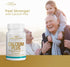 FREZZOR Calcium Plus with UAF1000+, New Zealand Natural Raw Calcium Supplement for Bones, 90 Capsules