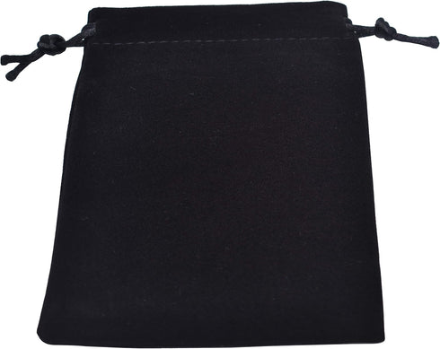 KAOYOO 50pcs Drawstring Velvet Gift Bags, 2.8"x3.5"/7cmx9cm for Wedding, Birthdays, Christmas Jewelry Packing