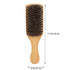Wooden Beard Brush, Double-Sided Moustache Brush, Professional Shaving Accessories