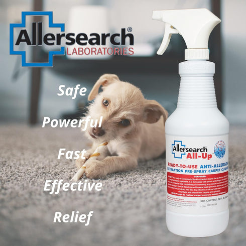 Allersearch All-Up Anti-Allergen Carpet Pre-Spray, 32 Oz Ready to Use