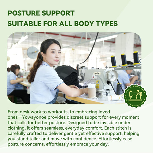 Yowayonoe Posture Corrector for Women and Men, Invisible Full Back Support Brace with Enhanced Breathable Mesh