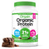 Orgain Organic Vegan Protein Powder - Creamy Chocolate Fudge, 21g Plant Protein, 2.03 lb, Low Net Carb, Non-GMO