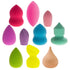 SHANY Blender Makeup Sponge Blending Puff Set, 10 Pcs, Latex-free, Vegan, Assorted Colors