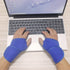 YUNYILAN Wrist Brace Compression Straps for Carpal Tunnel, Adjustable Hand Support, 2 Pack, Blue for Arthritis Relief