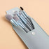 8 Pieces Makeup Brush Set for Foundation, Blush, Concealer, Eye Shadow, and Eye Liner, Travel Makeup Bag (Blue)
