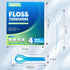 Floss Threaders, Deep Clean Floss for Braces, Bridges, Implants, 200 Count (Pack of 4)