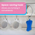 Silicone Dish Sponge - 4 Pack Double Sided Kitchen Scrubber for Dishes, Fruits & Vegetables Cleaning