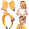 School Bows for Girls Teacher Headband Set, 2pcs Back to School Outfits for Girls Teacher Hair Accessories