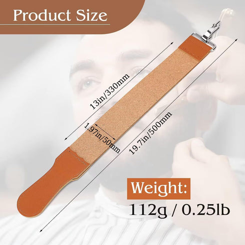 Straight Razor Strop Leather Sharpening Strap for Barber Use
