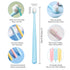 EasyHonor Baby & Toddler Toothbrush for Ages 4-12, Extra Soft with 10000 Soft Floss Bristles (6Pcs)