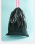 San Zooni 13 (120 Count) Commercial Gallon Drawstring Trash Bags Heavy Duty Black Garbage Bags, Leak & Tear Resistant