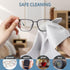 Extra Large Microfiber Cleaning Cloths (12"x 12") for Eyeglasses, Reusable Cleaner Wipes for All Glasses and Screens