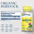 SOLARAY Organic Burdock Root 970 mg - Digestive Support Supplement - USDA Burdock Root Organic - Vegan, Lab Verified, 60-Day Money-Back Guarantee - 50 Servings, 100 Organic Capsules