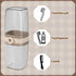 ZHLKHIOP 2 Pack Set Travel Toothbrush Holder, Toothbrush Holders Travel with OPP Bag, Compact and Lightweight Design