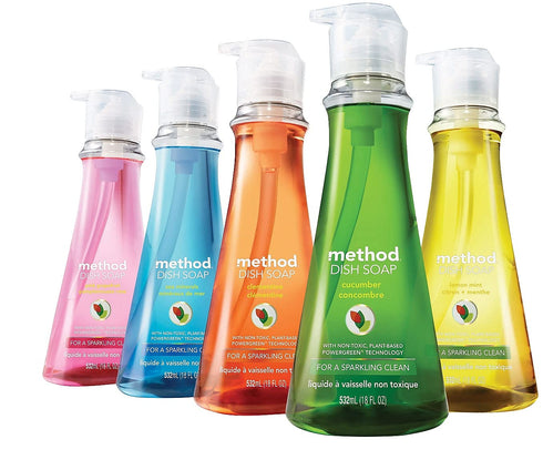 Method Gel Dish Soap Refill, Clementine, 36 Ounces, 1 Pack, Packaging May Vary