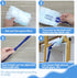 50 PCS Duster Refills and 2 Folding Handles Set, Compatible with Swiffer Dusters for Dusting Electronics & Furniture
