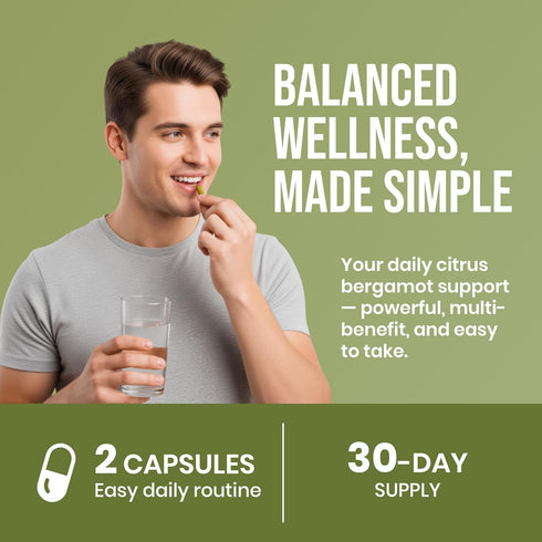 Immune 60 Citrus Bergamot with Niacin & Aronia Berry Advanced Liver Health, & Heart Support Olive Leaf & Black Pepper