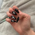 SILPECWEE 30pcs 3 Style Cross Nail Charms - 3D Silver Nail Jewels for Nail Art Decoration