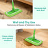 mgmooa 6Pcs Reusable Microfiber Mop Pads Compatible with Swiffer Sweeper Mops, Wet Sweeping Cloths & Dry Mopping