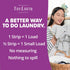 Tru Earth Original Eco-Strip Laundry Detergent Sheets - 64 Sheets (Up to 128 Loads) - Paraben-Free, Lilac Breeze