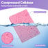 Phafaloop 18 Pack 6 Compressed Cellulose Sponges, Color Assorted Kitchen Cleaning Sponges, Natural Wood Pulp