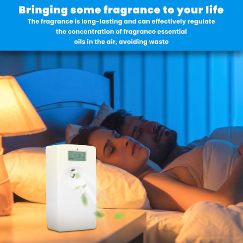 Automatic Pet Air Freshener Spray Dispenser, 17.7oz Essential Oil Diffuser, Wall Mount Free Standing Aroma Sprayer
