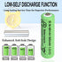 Zsolarigt 300mAh 1.2V 10 Pack,1.2 Ni-Mh AA Solar Light Rechargable Batteries Volt Double A Battery for Outdoor Garden