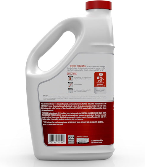 Hoover 128 oz Everyday Carpet Cleaner Solution, for Carpet and Upholstery, Deep Cleaning Carpet Shampoo, Remove Dirt and Grime, Fresh Meadows Scent, White, AH31932