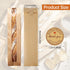 Yuanan 200 23.2"X4.3"X1.6" 300 PCS Paper Bread Bag with Window, French Bread Bags with Seal Stickers Long Paper Breads