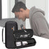 Aproca Hard Travel Storage Case, Black, compatible with Waterpik WF-02 Cordless Flosser and Accessories