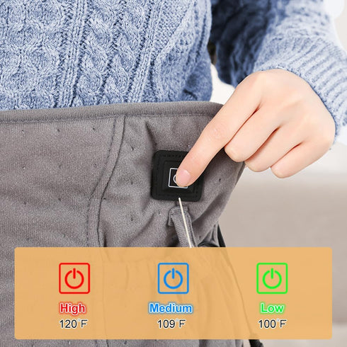 NORMIA RITA 3 Heating Belt, Large Area Far Infrared Heat Pad with Temperature Levels, Adjustable Waist Warmer for Men