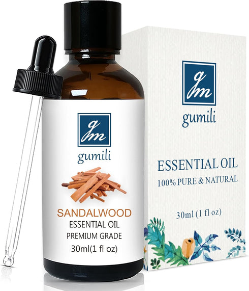 Sandalwood Essential Oil, Home Fragrance Scent Oil for Perfume, Diffuser, Skin, Hair - 30ml