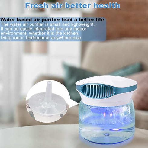 HimAoto Water Air Purifiers for Home, Air Washer Aroma Diffuser, Rainbow Air Purifier, Air Washer Humidifier, Essential