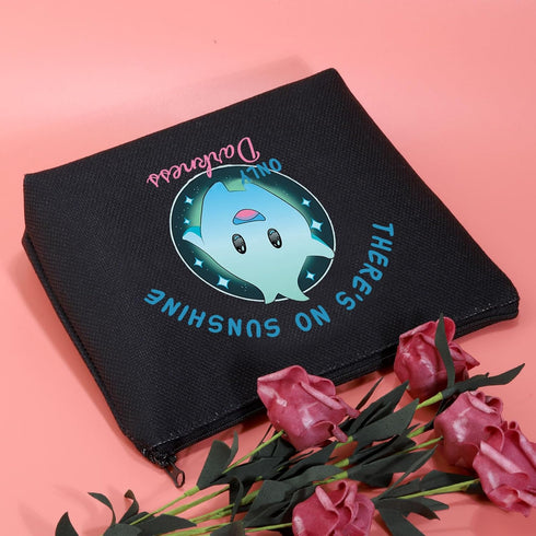 JXGZSO Luna Star Gift Cosmetic Bag, There's No Sunshine Only Darkness Makeup Bag for Animation Movie Lovers