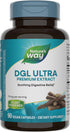 Nature's Way DGL Ultra, Premium Licorice Root Extract, Soothing Digestive Relief, 90 Vegan Capsules
