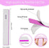 Nail Files for Acrylic Nails, 50pcs 80/80 Grit Bulk Reusable Coarse Square Jumbo Set, Manicure Tools