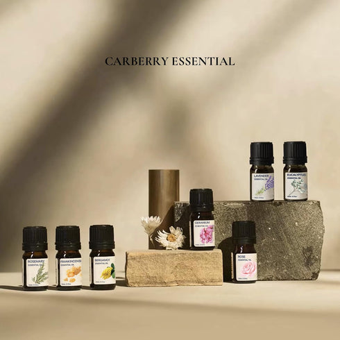 Essential Oils Set Top 12 100% Pure Oils Gift Kit for Diffuser Home - Lavender, Peppermint, Eucalyptus, Lemongrass,
