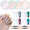 Artdone Chrome Nail Powder, Metallic Mirror Glitter Effect Pigment for Gel Polish Nail Art Decoration