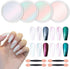 Artdone Chrome Nail Powder, Metallic Mirror Glitter Effect Pigment for Gel Polish Nail Art Decoration