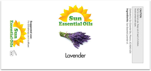 Sun Essential Oils 4oz - Lavender Essential Oil - 4 Fluid Ounces