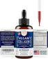 Vegan Collagen Builder Liquid Supplement - 120ml Collagen Booster with Vitamin C, Biotin & Amino Acids for Women