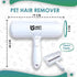 US PET SUPPLY Pet Hair Remover Roller -Reusable, Self Cleaning Lint Roller for Pet Hair Removal on Furniture, Carpets